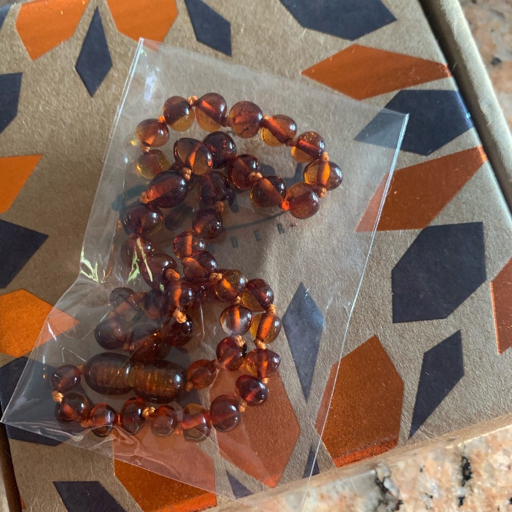 Baby teething necklace